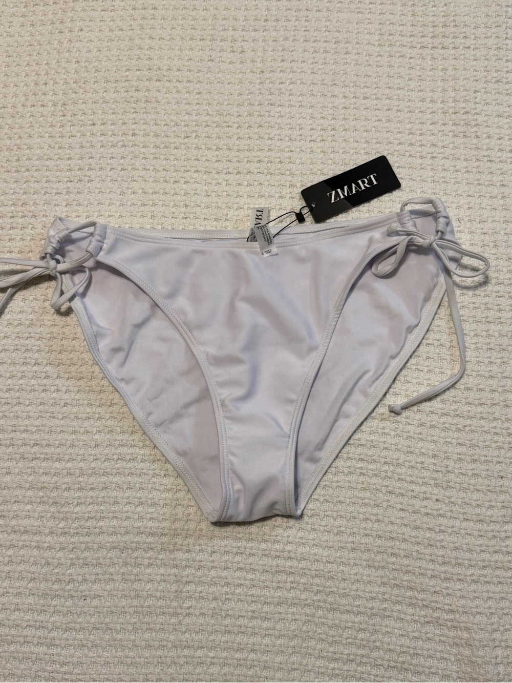 Zmart Women's Light Lavender Side-Tie Bikini Bottom